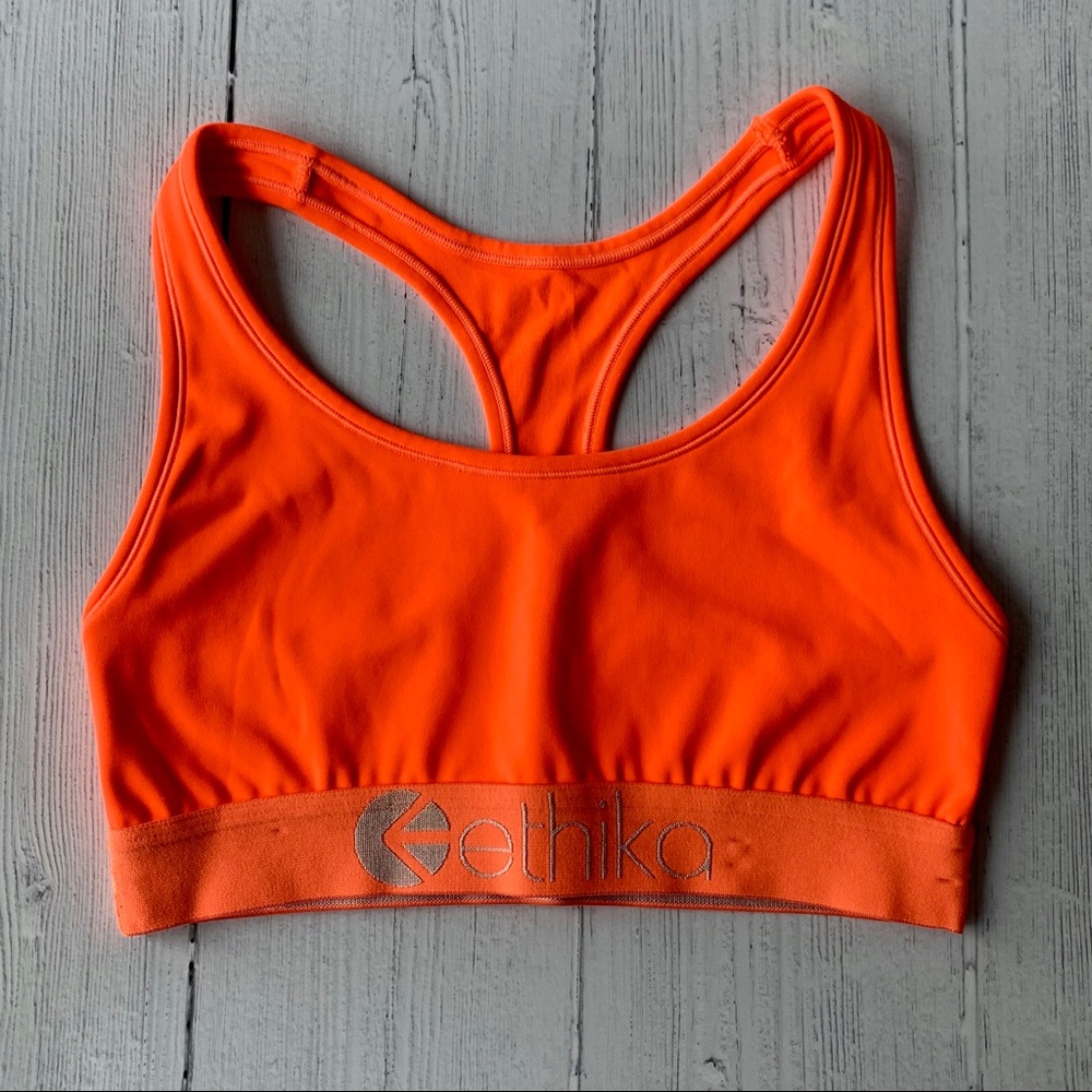 ETHIKA SubZero Sports Bra - Neon Orange